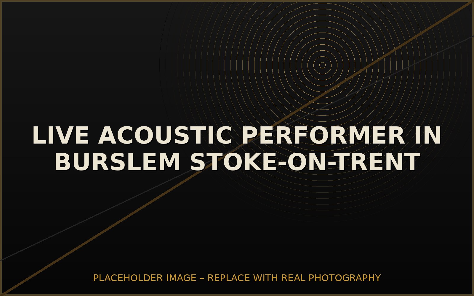 Gary Davies live acoustic music in Burslem placeholder image