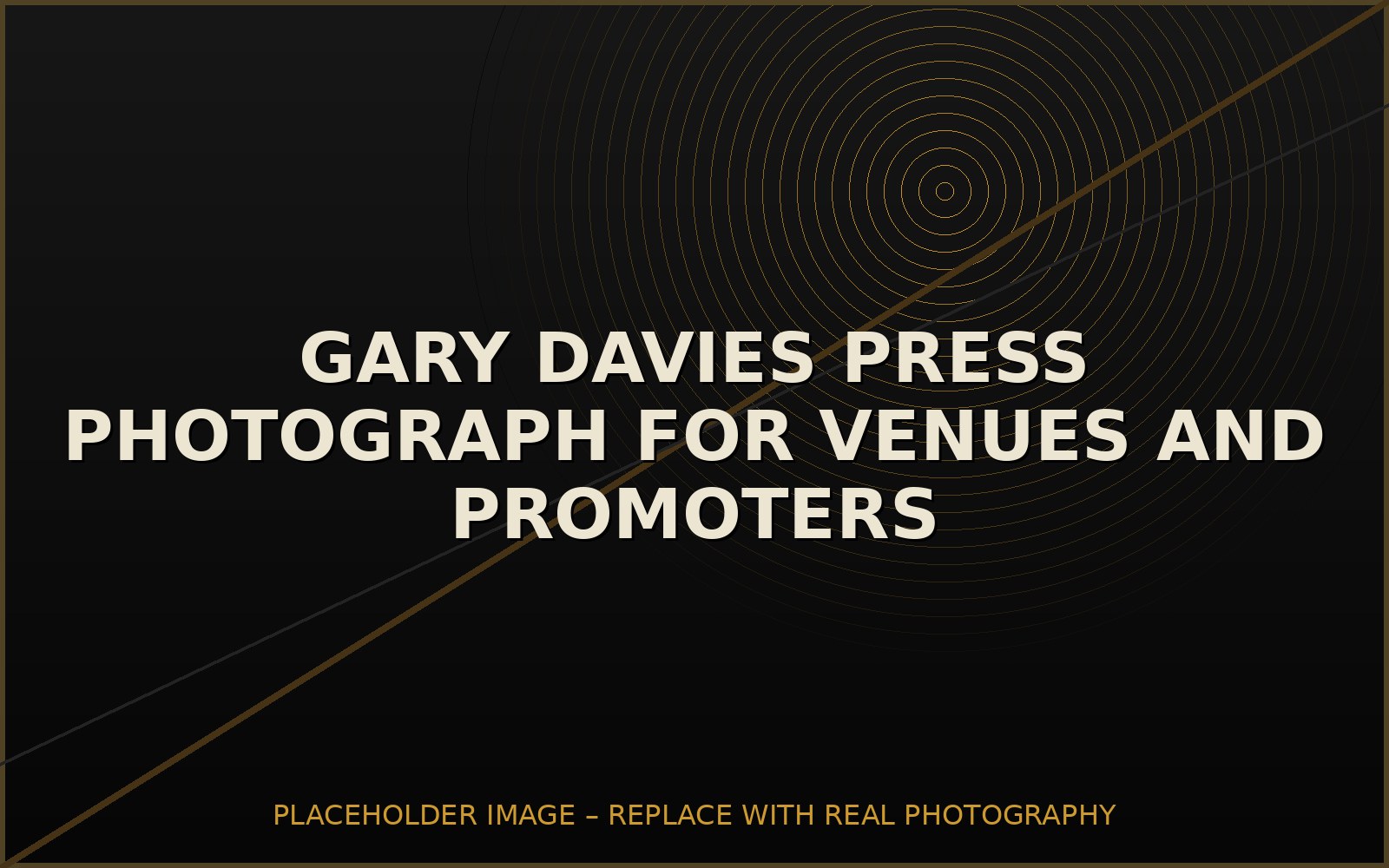 Gary Davies official EPK press image placeholder